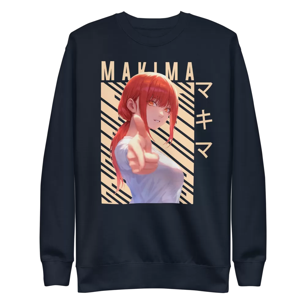 Makima Crewneck Sweatshirt Chainsaw Man