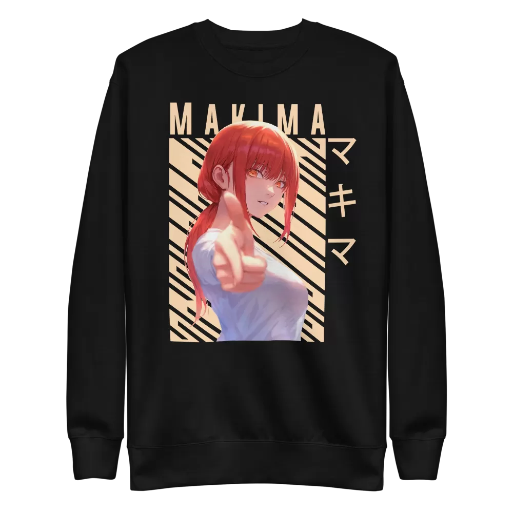 Makima Crewneck Sweatshirt Chainsaw Man