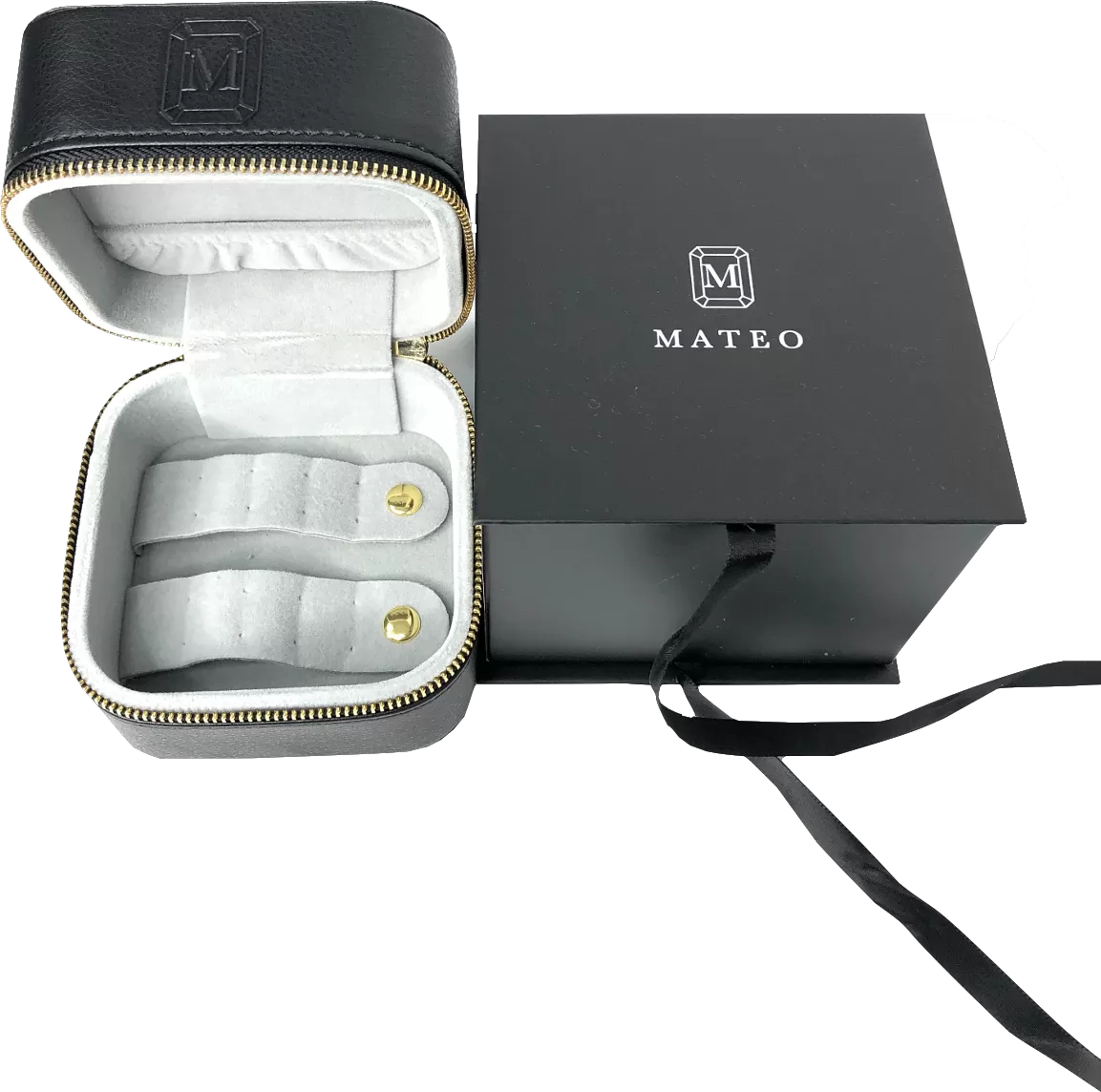 Mateo Vegan Leather Travel  Jewelry Case