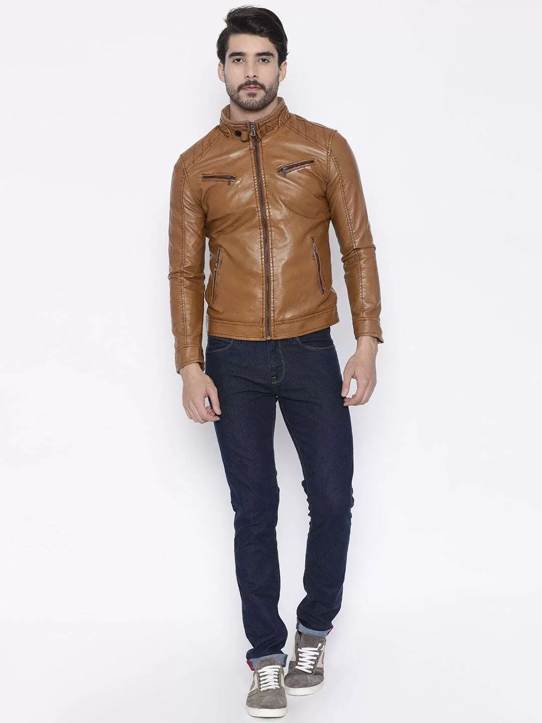 Men Biker Jacket