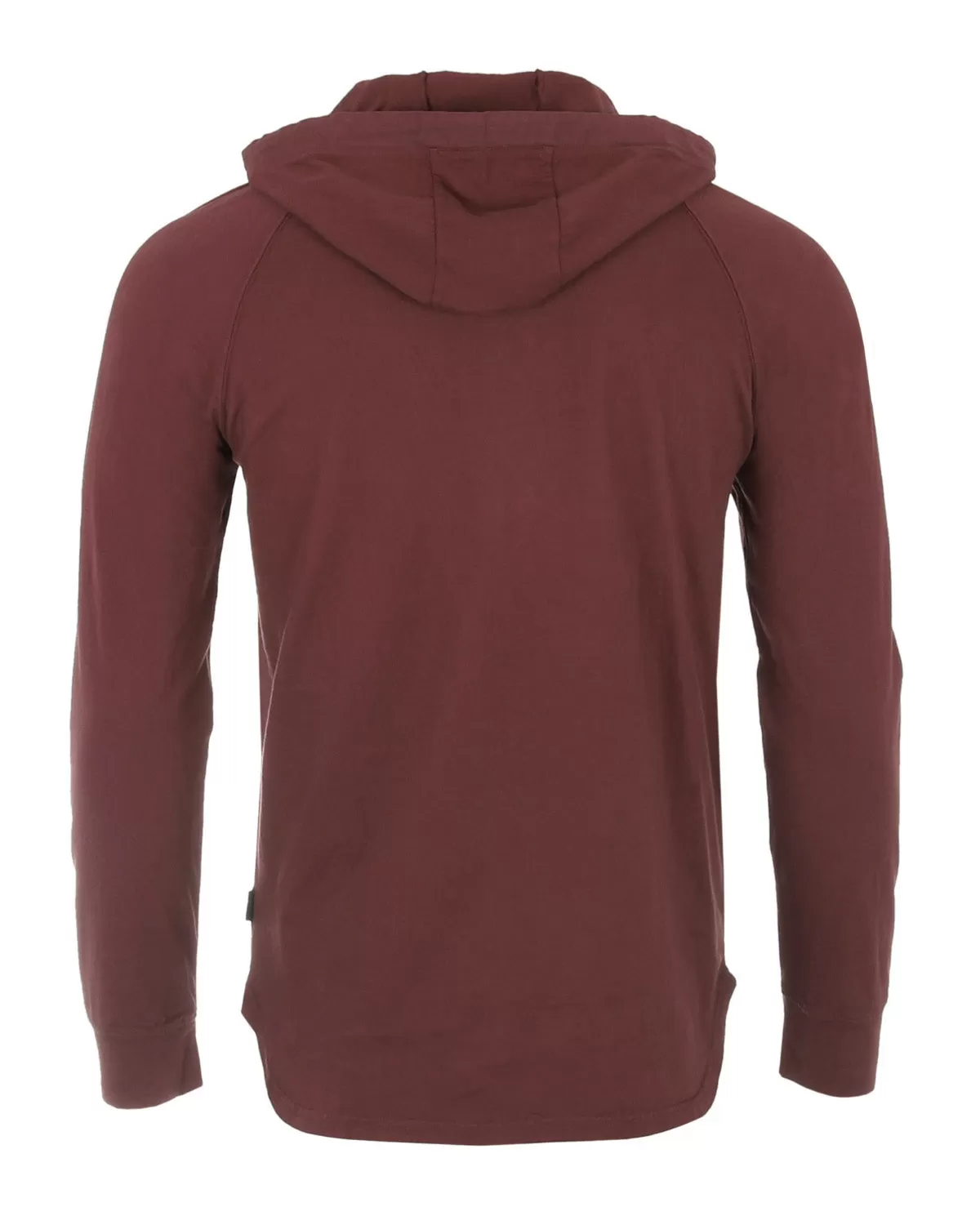 Men's Pigment Dyed Hoodie Athletic V-Neck