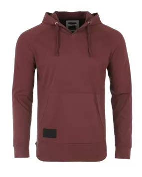 Men's Pigment Dyed Hoodie Athletic V-Neck