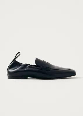 Milada Black Leather Loafers