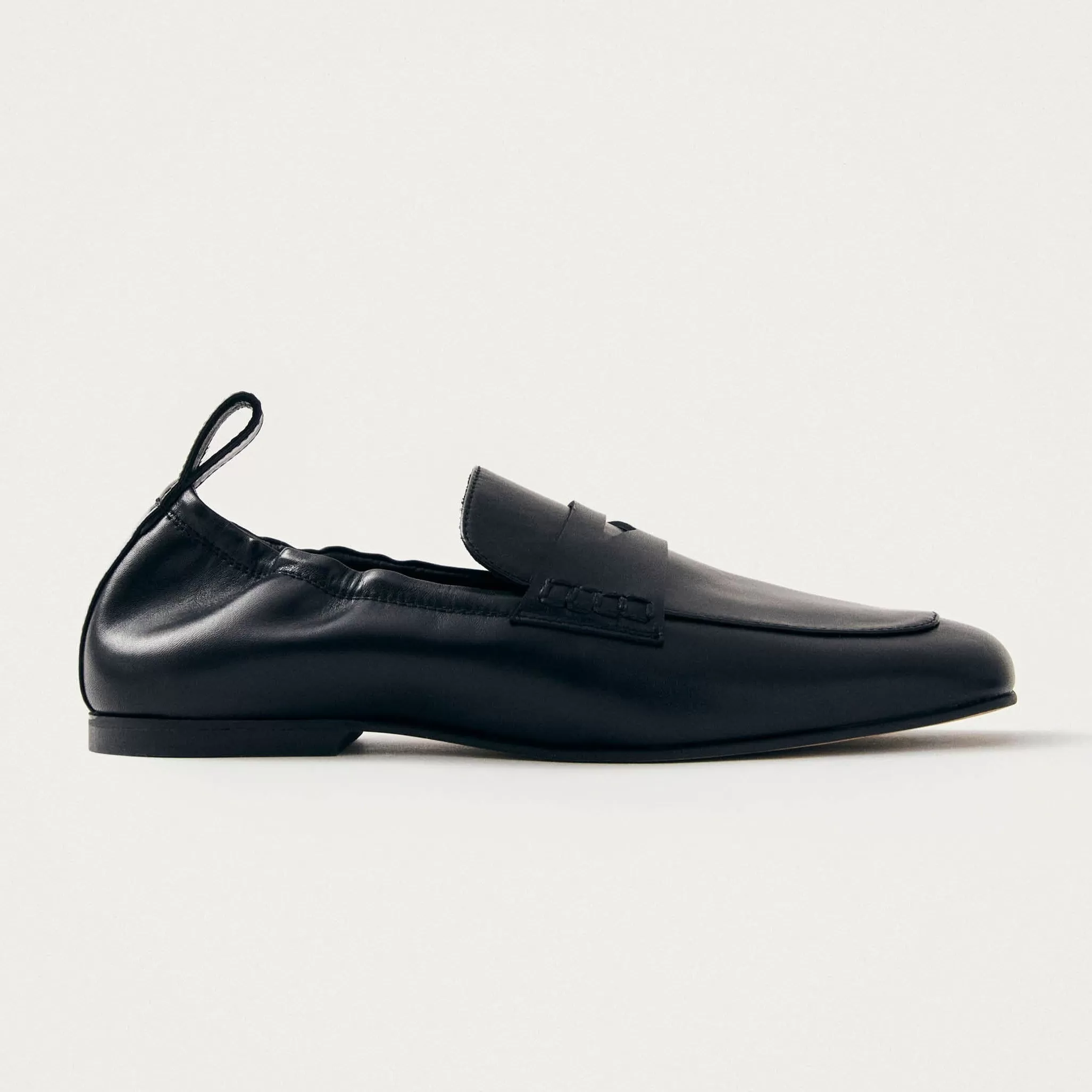 Milada Black Leather Loafers