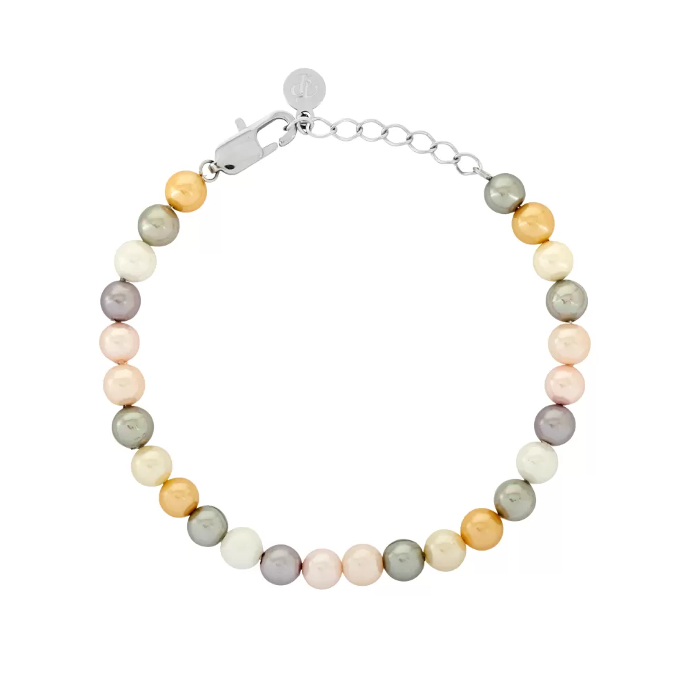 Multi Colour Pearl Bracelet (6MM)