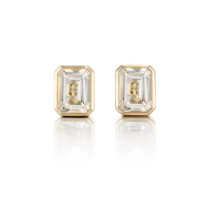 Newport Earrings in White Topaz