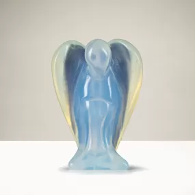 Opalite Moonstone Angel 1.5'' Carving