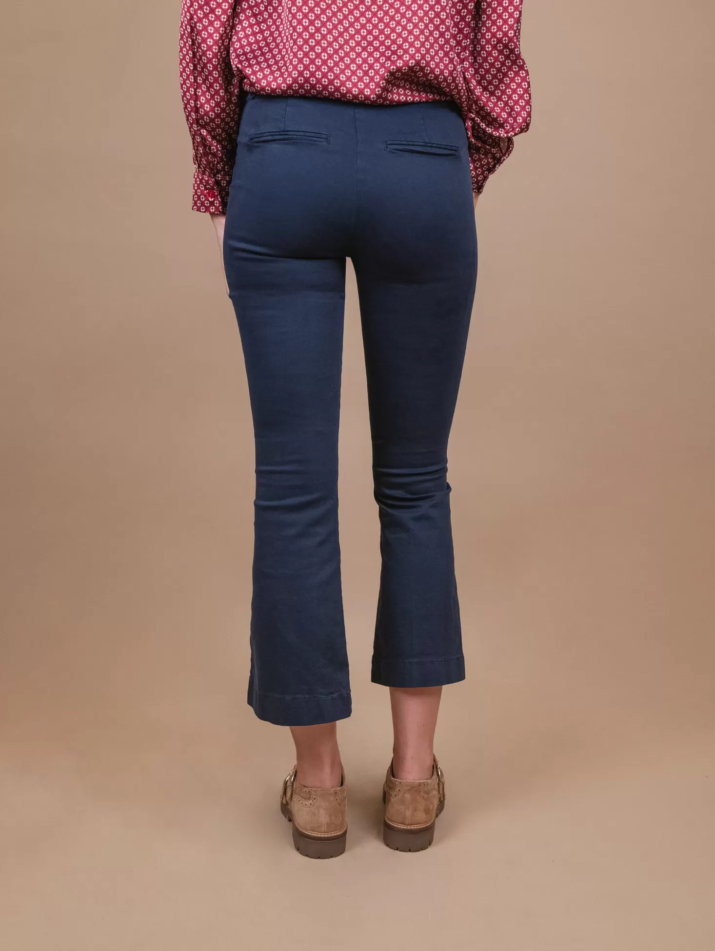 PANTALONE A TROMBETTA BLU