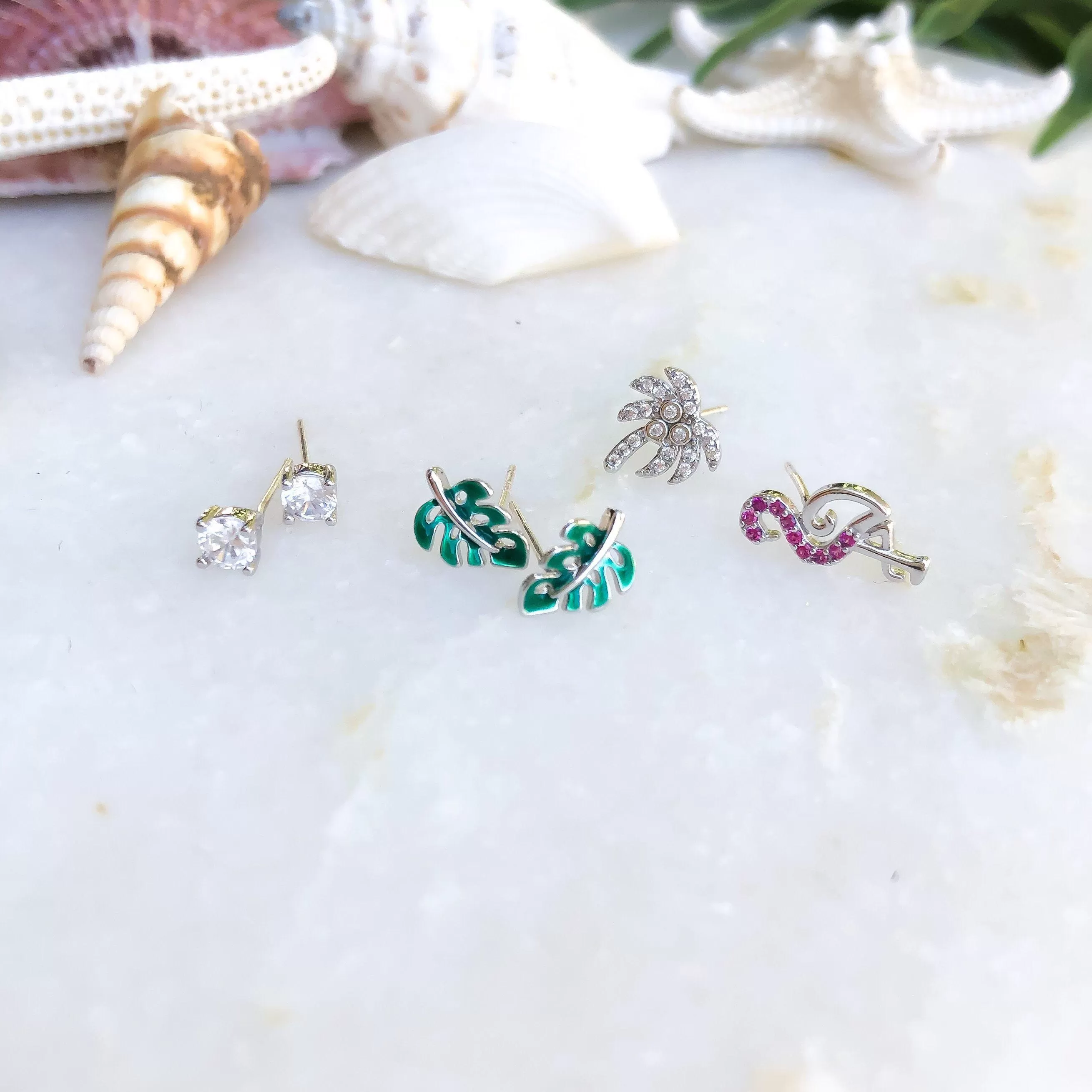 Paradise 6 Piece Earrings Set - 2 Styles - LAST CHANCE/FINAL SALE