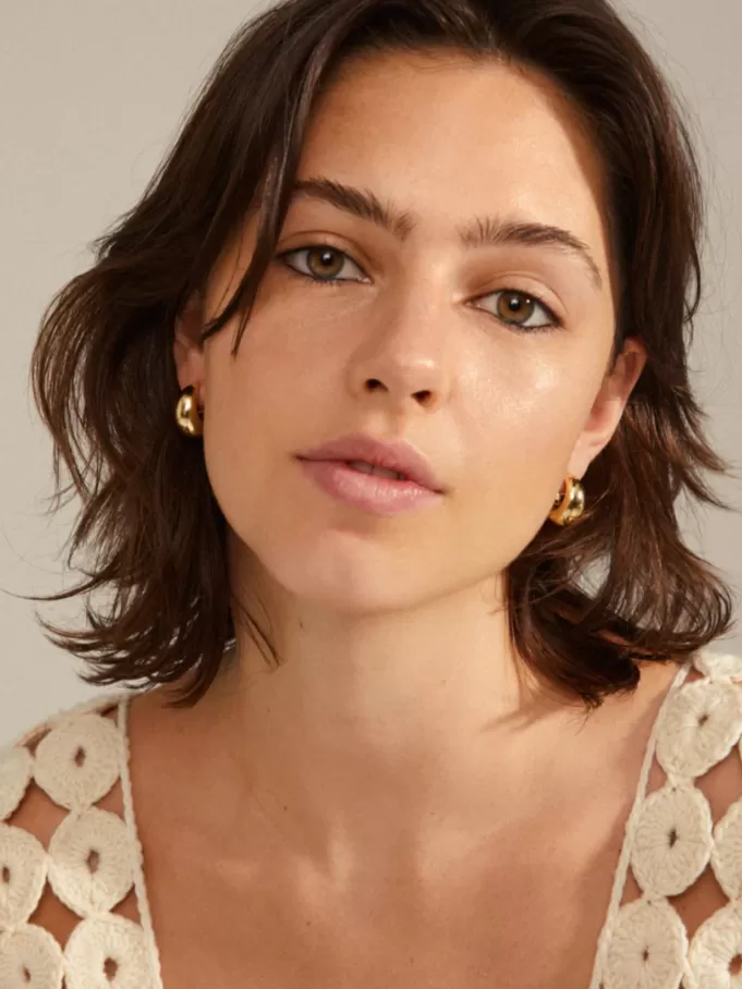 PILGRIM Amber Chunky Hoops