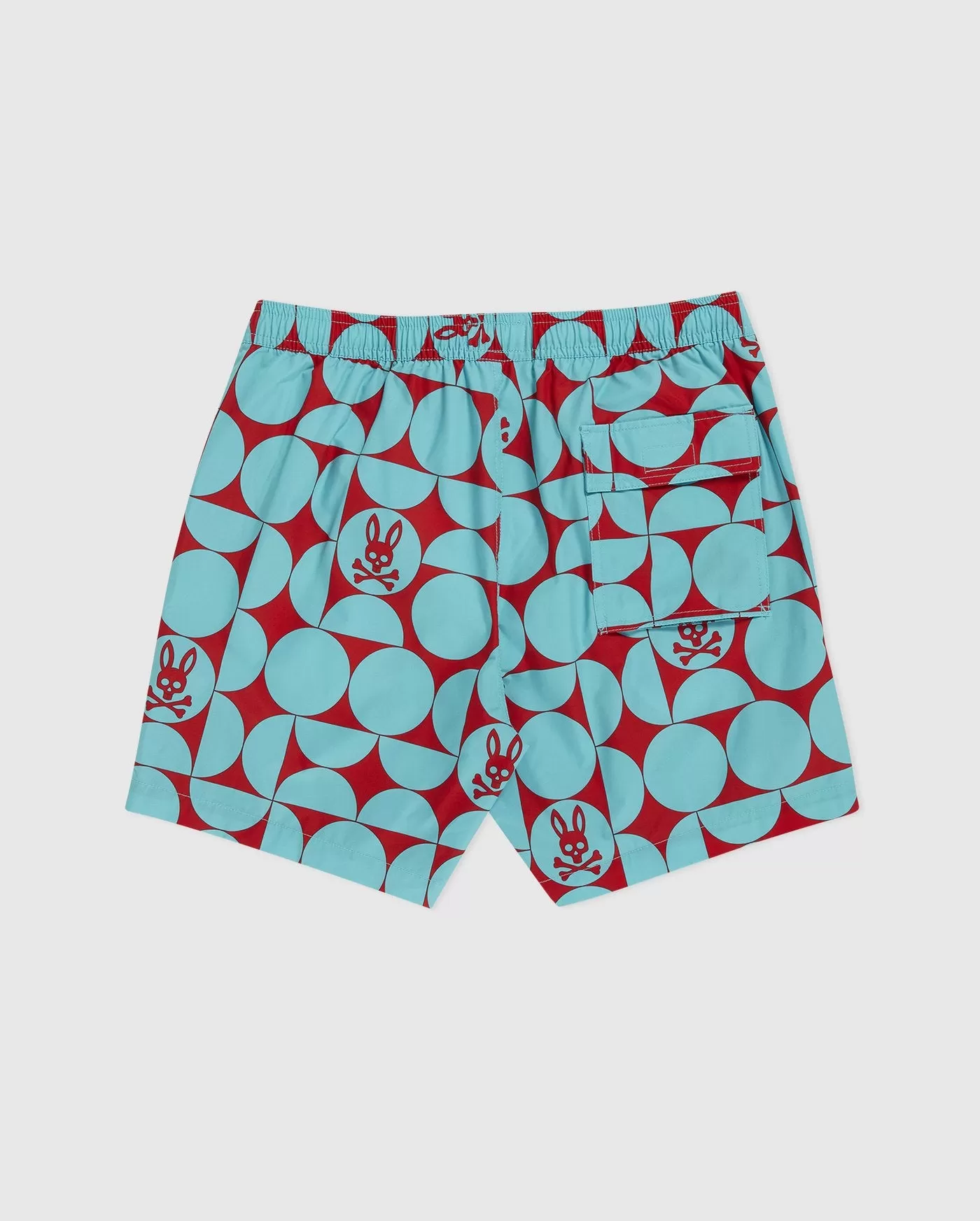 Psycho Bunny Bennett Swim Shorts (Neon Aqua)