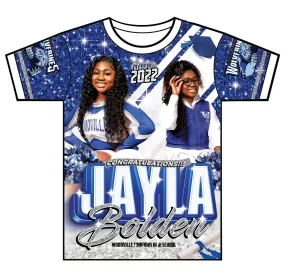 "Bolden" Custom Designed Graduation 3D shirt