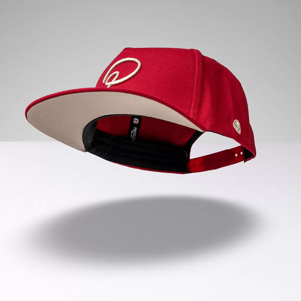 "P" Snapback - Rot Beige