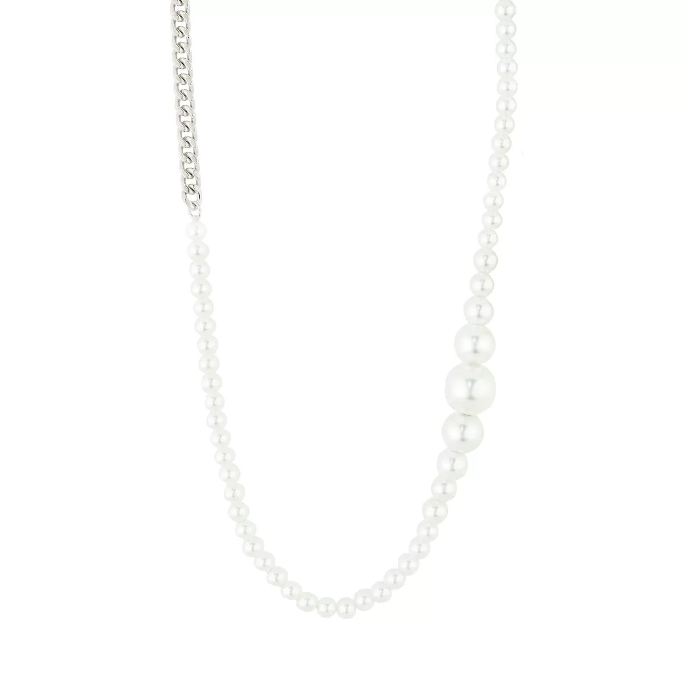 Relando Silver Plated Pearl Necklace