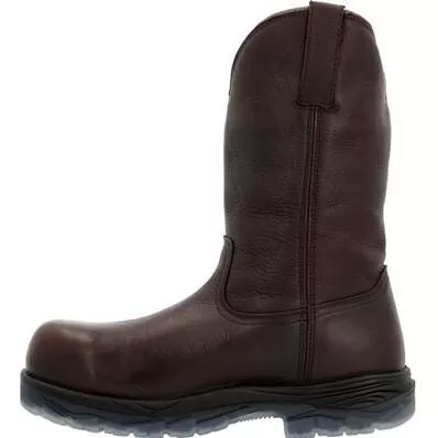 Rocky Men's Forge Wellington 11" WP Comp Toe Work Boot -Brown- RKK0389