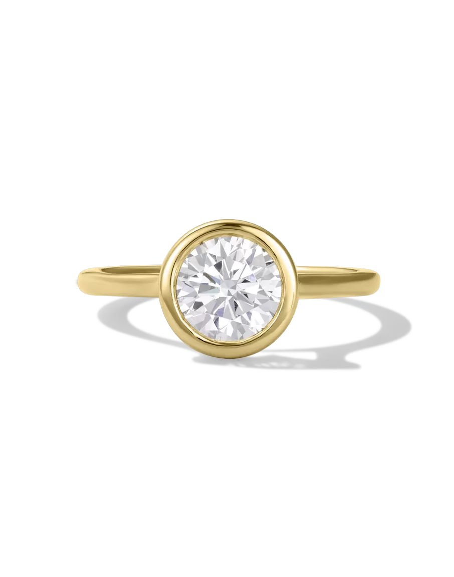 Round Bezel Diamond Ring