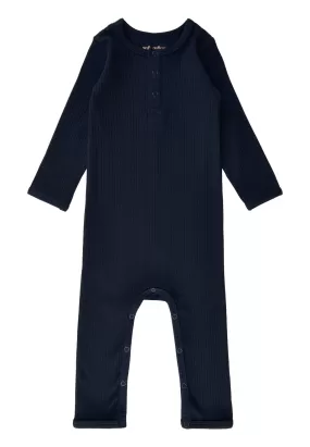 SGKao Wide Rib L/S Jumpsuit - Night Sky