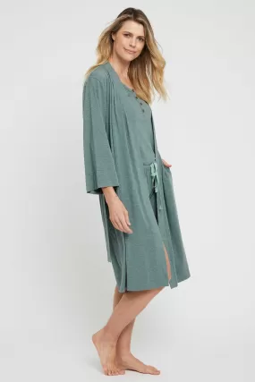 Sleepwear Robe - Moss Green