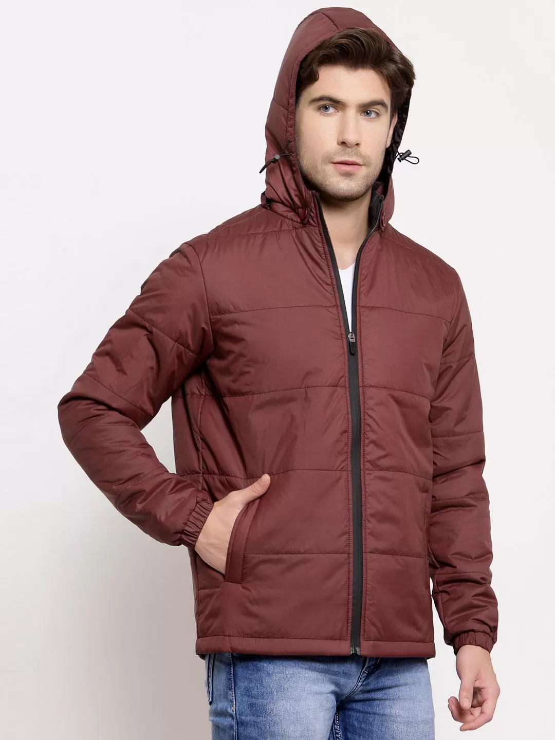 Style Quotient Mens Solid Quilted Jackets