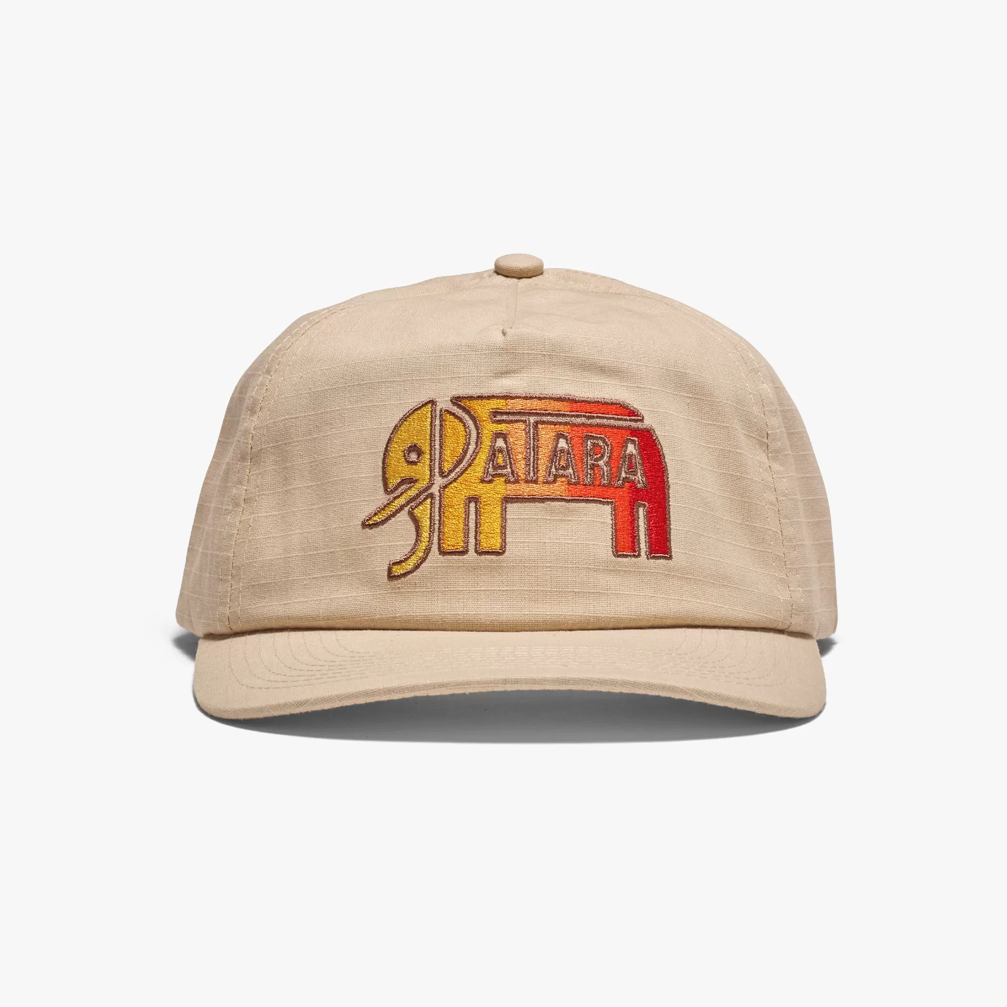 Sunset Snapback in Tan