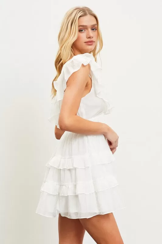 Taelor Ruffle Mini Dress