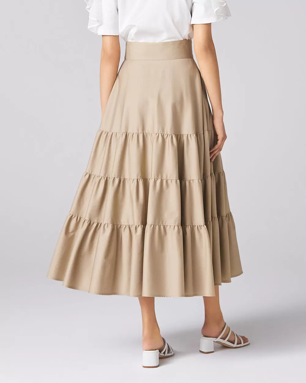 Taupe Hanabi Skirt