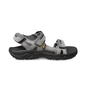 Teva Hudson Dark Gull Grey Sandals - Men's