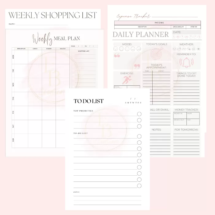 Undated 12 Month Budget Planner| Expense and Savings Tracker | Finance Planner