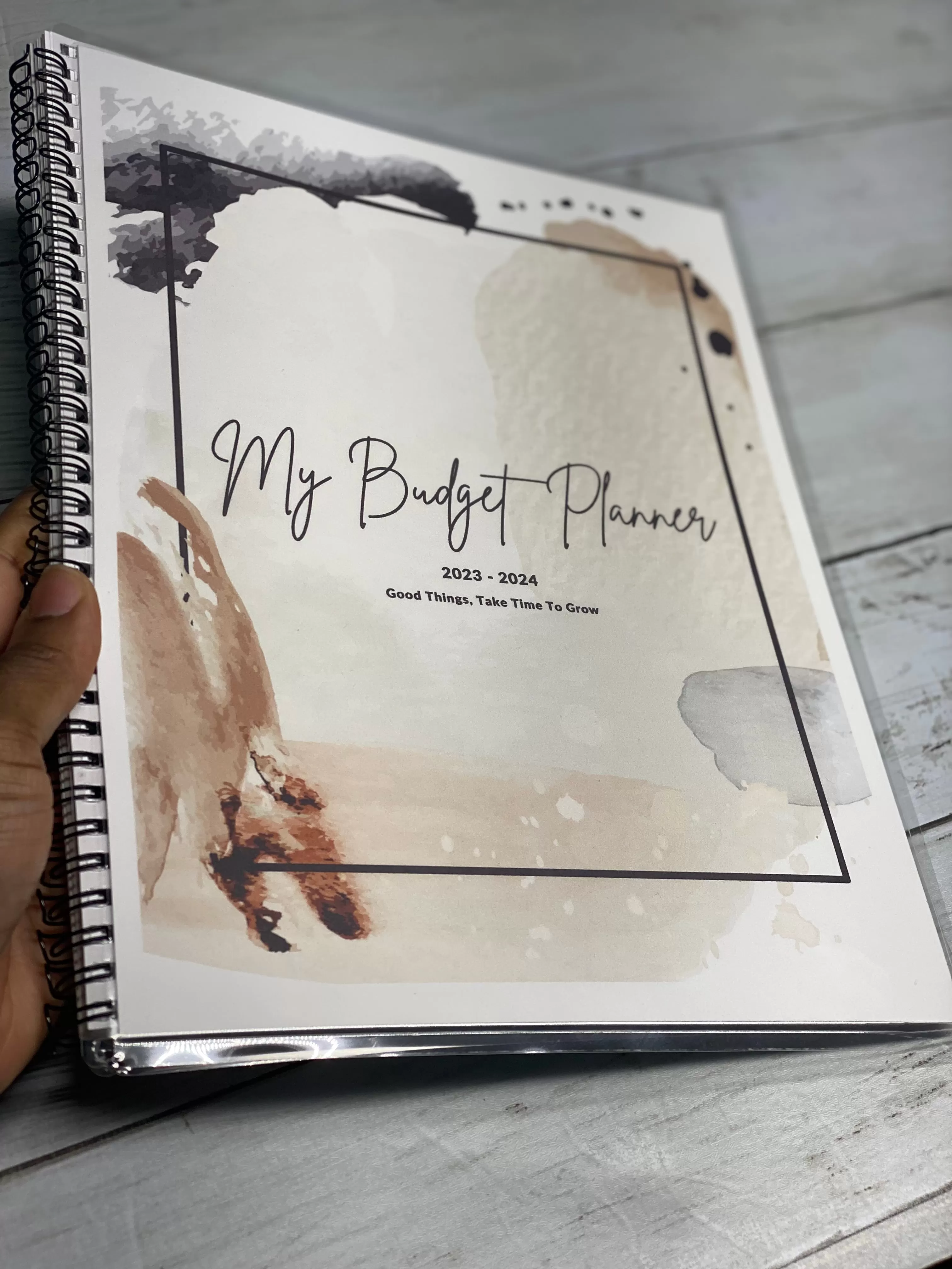 Undated 12 Month Budget Planner| Expense and Savings Tracker | Finance Planner