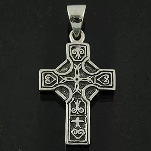 Viking Pendant Celtic 925 Silver Cross handmade