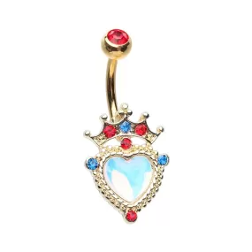 WILDKLASS Golden Magic Mirror on The Wall Belly Button Ring