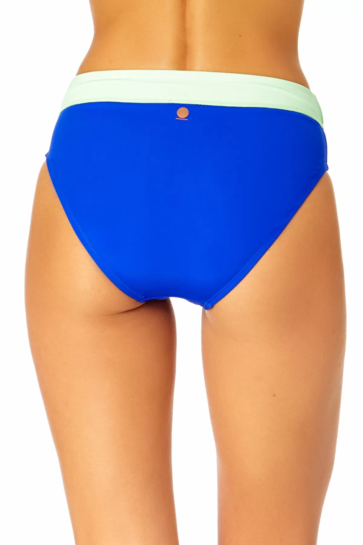 Women's Colorblock High Waist Swim Bottom